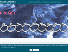 Tablet Screenshot of bonomidiamanti.it